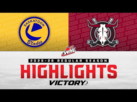 Saskatoon Blades at Red Deer Rebels 11/15 | WHL Highlights 2025-26