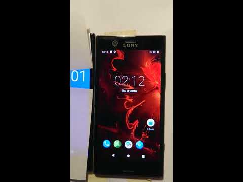 preview: still locked bootloader xperia xz1c running Lineage OS 16