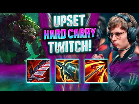 UPSET HARD CARRY WITH TWITCH! - FNC Upset Plays Twitch vs Vayne! | Season 2022