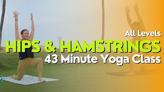 43 Minute Yoga Class - Hips & Hamstrings Slow Flow