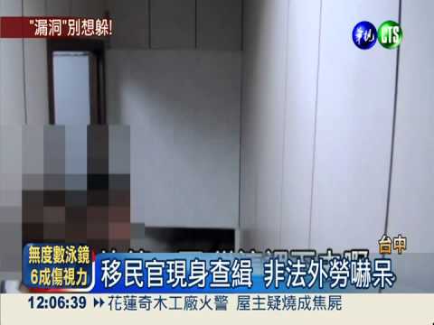 零件廠躲查緝 要非法外勞鑽狗洞