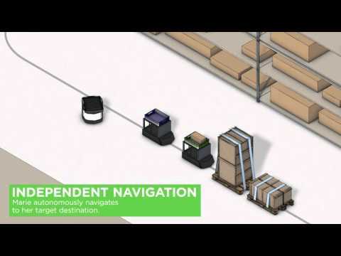 Meet Marie. She is a smart transport shuttle.