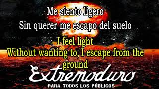 Extremoduro Locura transitoria (english lyrics y letra).