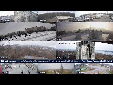 Live views from Ukraine 11/21/2022 B - Kramatorsk, Kharkiv, Kyiv, Zaporizhzhia and other cities