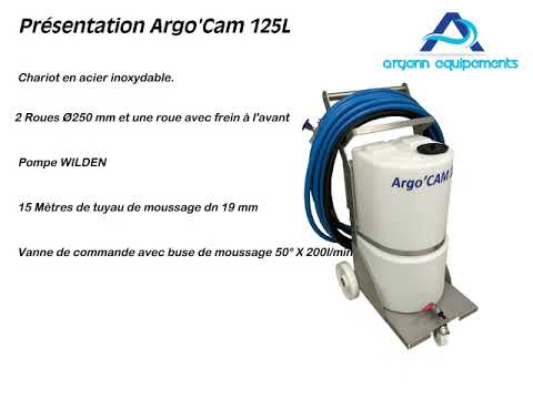 Canon à mousse pneumatique avec cuve sans pression - Argo'CAM Canon à mousse 125 litres - disponible en vente ou location_2