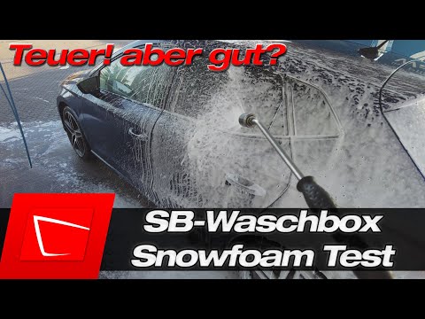 Self-service car wash test - How effective is the car wash's snow foam? Test cleaning performance...
