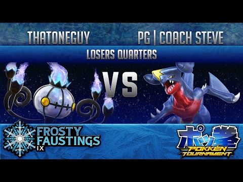 FFIX Pokken LOSERS QUARTERS - That0neGuy (Chandelure) vs PG | Coach Steve (Garchomp)