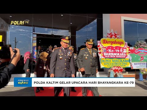 POLDA KALTIM GELAR UPACARA HARI BHAYANGKARA KE-79