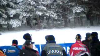 preview picture of video '2008 Adirondack Shootout - Polaris 800 Dragon 2nd run (mild profanity)'