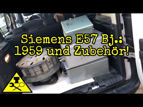 Neuzugänge: Siemens E57 1959 und Zubehör!