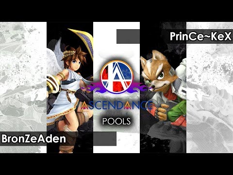 Smash 4: BronZeAden (Pit) V PrinCe~KeX (Fox) - Ascendance 80 Tournament SSB4