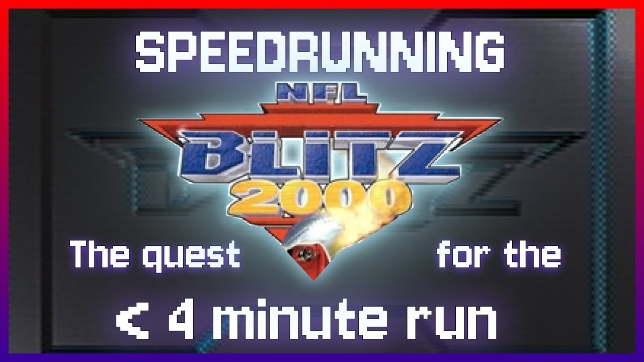 OLD (see description) | 3m 59s NFL Blitz 2000 World Record Speedrun (PENDING APPROVAL)