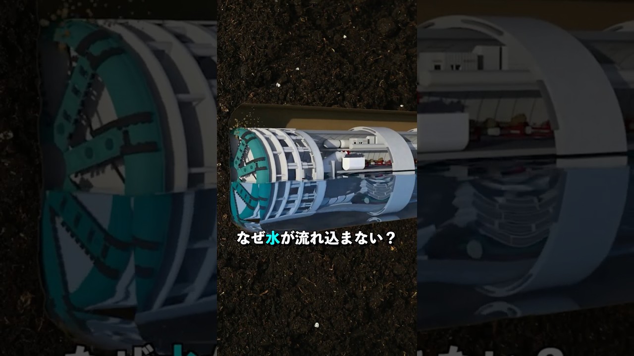 海底トンネルができる仕組み