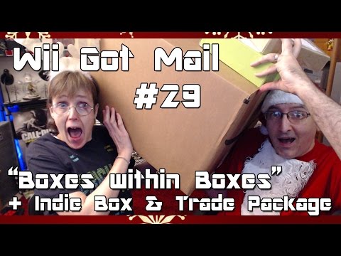 Wii Got Mail #29 "Boxes within Boxes" + Indie Box & Trade Package - Holiday Palooza 2016