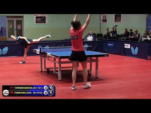 ПОБЕДА!!! :) 6. МИХАЙЛОВА - ПРОХОРОВА #RUSSIAN #Championships #tabletennis #настольныйтеннис