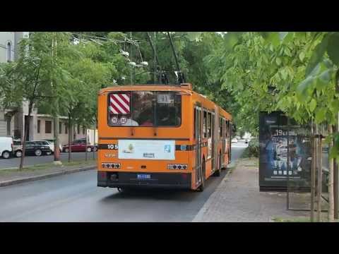 A trolleybus in Milano