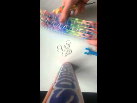 Rainboow loom dreifach armband (deutsch)