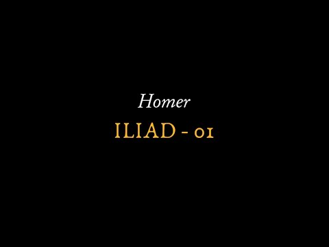 Iliad, rhapsody 01, by Homer recited in Ancient Greek, by Ioannis Stratakis