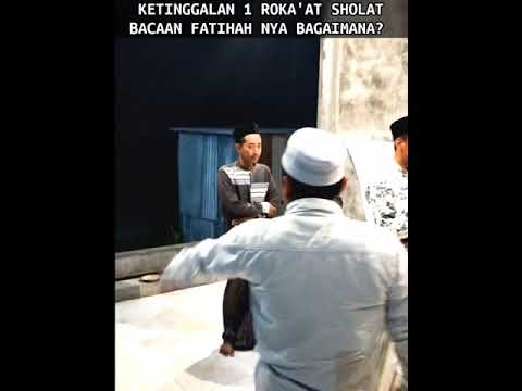 Bagaimana Ketika Kita Ketinggalan 1 Rakaat Sholat?