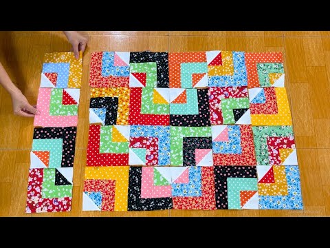Upcycle Fabric Scraps into a Stunning Patchwork Quilt - Scrappy Fabric Transformation