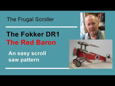 The Fokker DR1 The Red Barron.