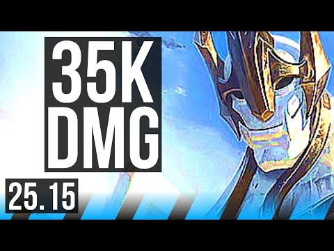 GALIO vs ZED (MID) | 15/2/14, Legendary, 35k DMG | NA Challenger | 25.15
