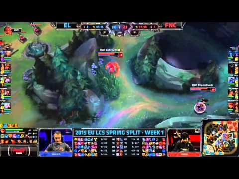 Elements vs Fnatic - LCS EU 2015 - W1D1 - Spring Split - FR