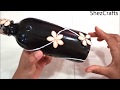 Easy Bottle Art / Pumpkin Seed Craft / Easy Bottle Crafts for beginners  / Flower Vase decor /