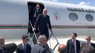 الوزير الأول يصل إلى مطار قونية بتركيا للمشاركة في حفل افتتاح ألعاب التضامن الإسلامي