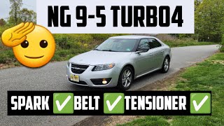 NG Saab 9-5 + Buick Regal 2.0L Turbo Serpentine Belt Tensioner Replacement