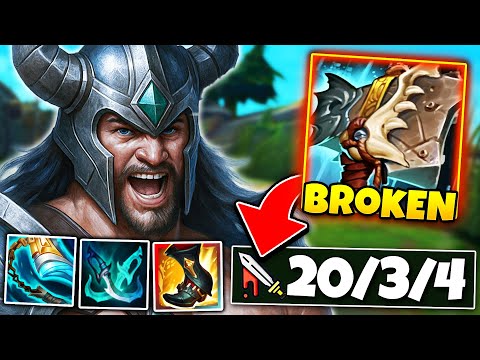 THE MOST OPPRESSIVE TRYNDAMERE BUILD IN EXISTENCE! (BECOME A SIDE LANE BULLY)