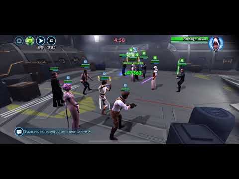 SWGOH - Moff Gideon and Rey - Quick Death