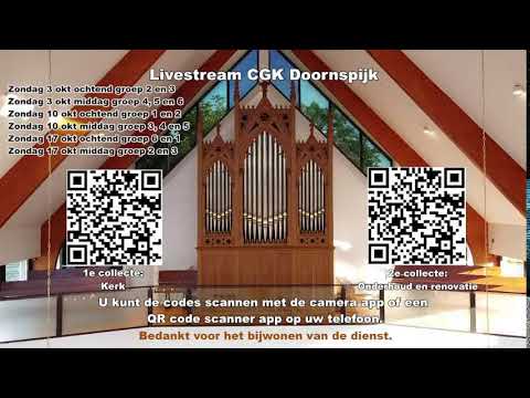 Middagdienst 26 September 2021 CGK Doornspijk