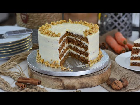 Carrot Cake 🥕 Starbucks Style Carrot Cake step by step recipe | Taby's Welt