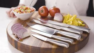 Wolfgang Puck 6-Piece Knife Set with Knife Block