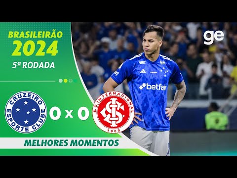 Gols e lances de Cruzeiro x Internacional