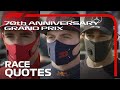70th Anniversary Grand Prix: Post-Race Driver Reaction