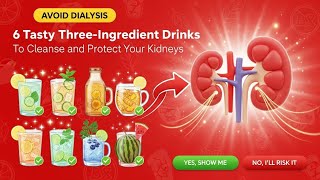 Avoid Dialysis- 6 Tasty Three-Ingredient Drinks to Cleanse and Protect Your Kidneys