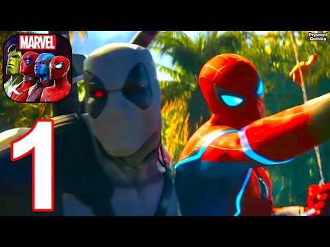 Marvel Contest of Champions - Gameplay Walkthrough Part 1 Intro & Tutorial, Act 1 (iOS, Android) - YouTube