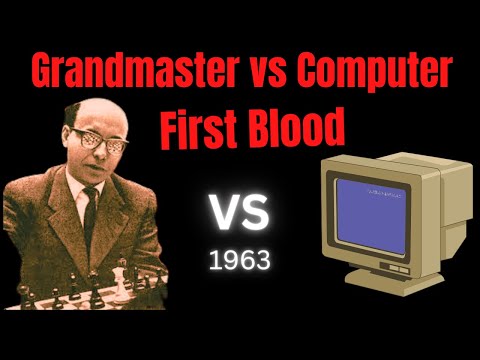 The First Game  in Chess History between a Grandmaster and a Computer