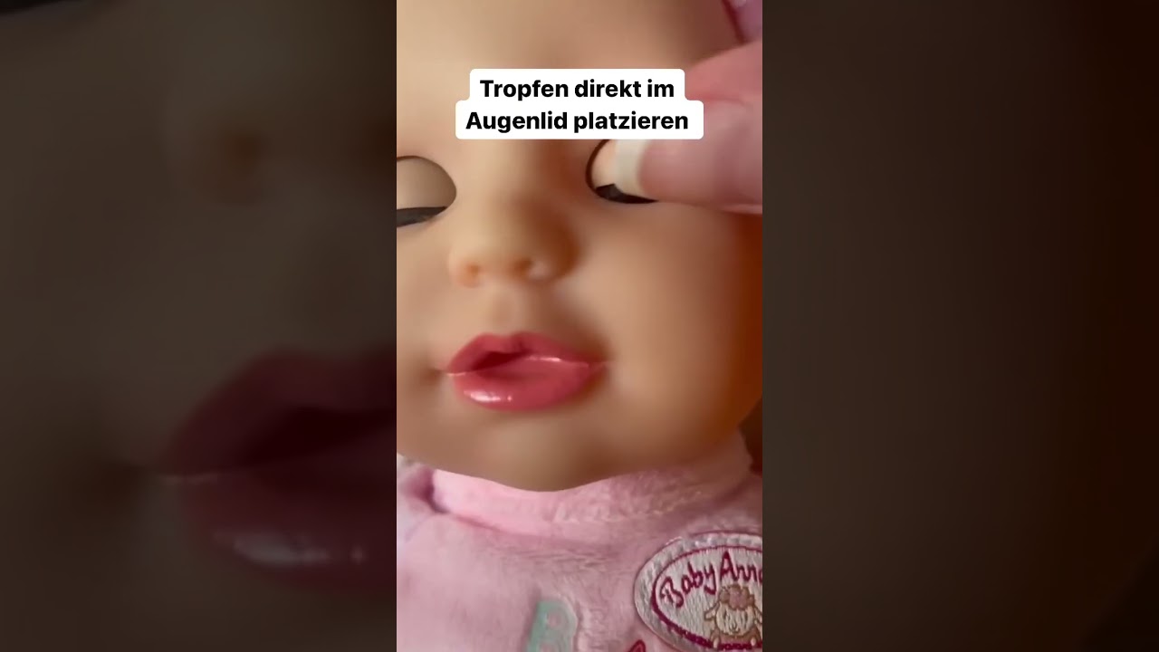 Bester Hack für Kleinkinder- Augentropfen geben war noch nie so leicht! | Echte Mamas #momhack #hack