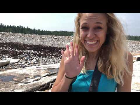 Seawall waves just outside the campground.