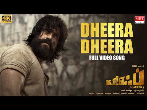 Dheera Dheera Full Video Song 4K | KGF Tamil Movie | Yash | Prashanth Neel | Ravi Basrur