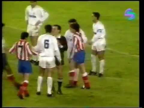 Real Madrid - Atletico Madrid 0-3 (Liga 1990-1991, 18ma giornata)