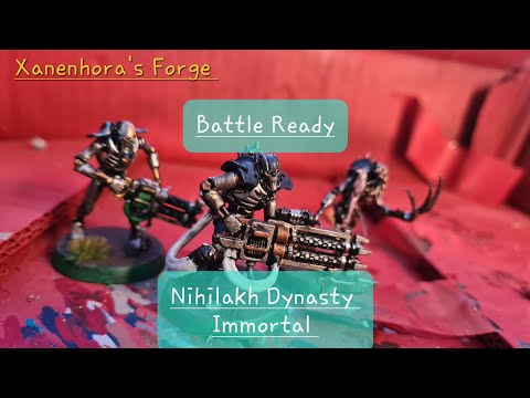 Battle Ready Necron Immortal: Nihilakh Dynasty