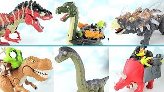 Real Dinosaurs Transformation Dinosaur Robot! T Rex, Brachiosaurus Toys~ Walking Dino For Kids.