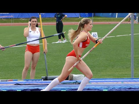 Emma Mészáros (HUN) Pole Vault Girls (U18) 360 cm 4th Place Peteroboj reprezentanc Ptuj 2023