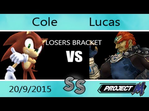 SGT 20/09 - Cole (Sonic) Vs. Lucas (Ganondorf, Diddy Kong) Project M Losers Bracket