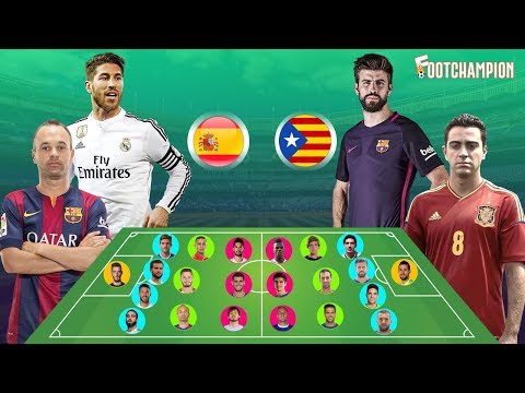 Best Spain XI vs Catalonia XI - If The Part - Who Would Win ? Video