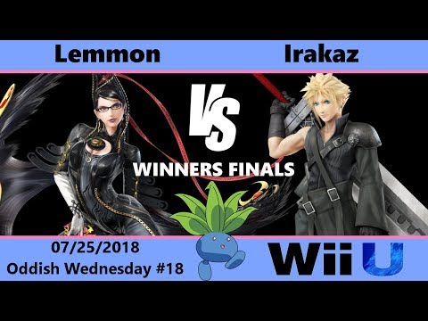 Oddish Wednesday #18: Winners Finals - Lemmon (Bayonetta) vs Irakaz (Cloud)